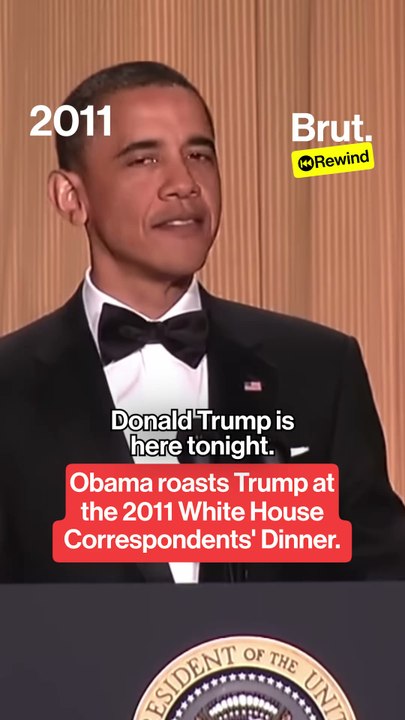 Rewind: Obama roasts Trump at the 2011 White House Correspondents' Dinner.
