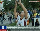 Habitantes de Fuerte Tiuna envían mensaje para exigir liberación del Pdte. Maduro y Cilia Flores