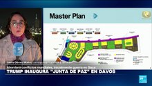 Trump revela en Davos su "plan maestro" para reconstruir Gaza: un plan colonial con paisaje de Dubái