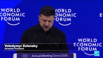 In fiery Davos speech, Zelensky blasts EU's lack of 