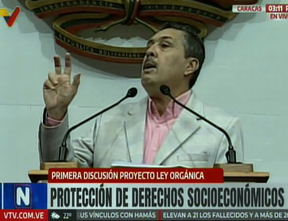 Diputado Lobo resaltó las bondades que posee la Ley para los Derechos Socioeconómicos