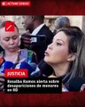 Rosalba Ramos alerta sobre desapariciones de menores en RD