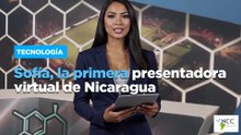 Sofía, la primera presentadora virtual de Nicaragua