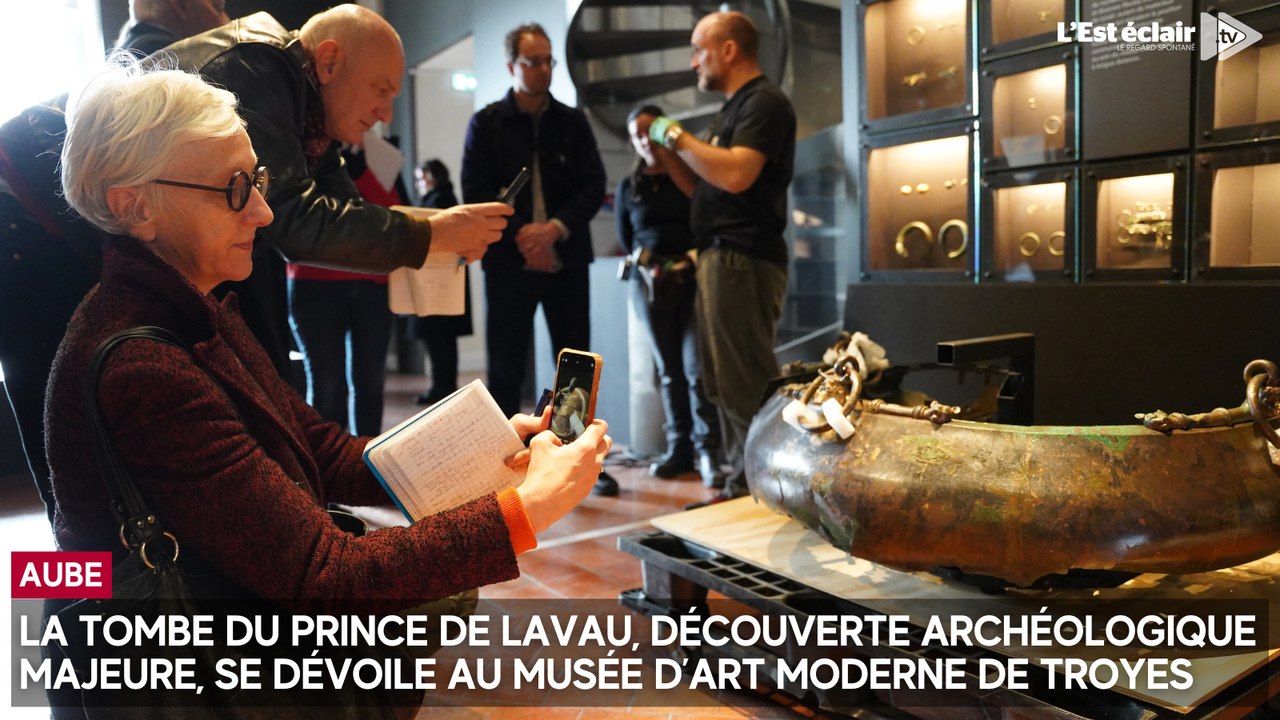La tombe du prince de Lavau, découverte archéologique majeure, se dévoile au musée d’Art moderne de Troyes