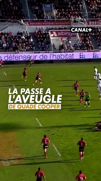 Le magicien Quade Cooper 🧙‍♂️Toulon / Montpellier, c’est samedi à 16h35 sur CANAL+ 🔥