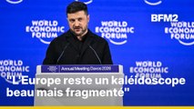 A Davos, Zelensky juge l'Europe 