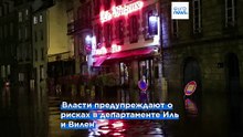 Бретань под водой. Наводнения продлятся как минимум до выходных