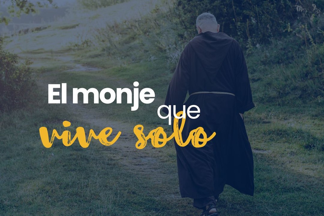 El monje que vive solo