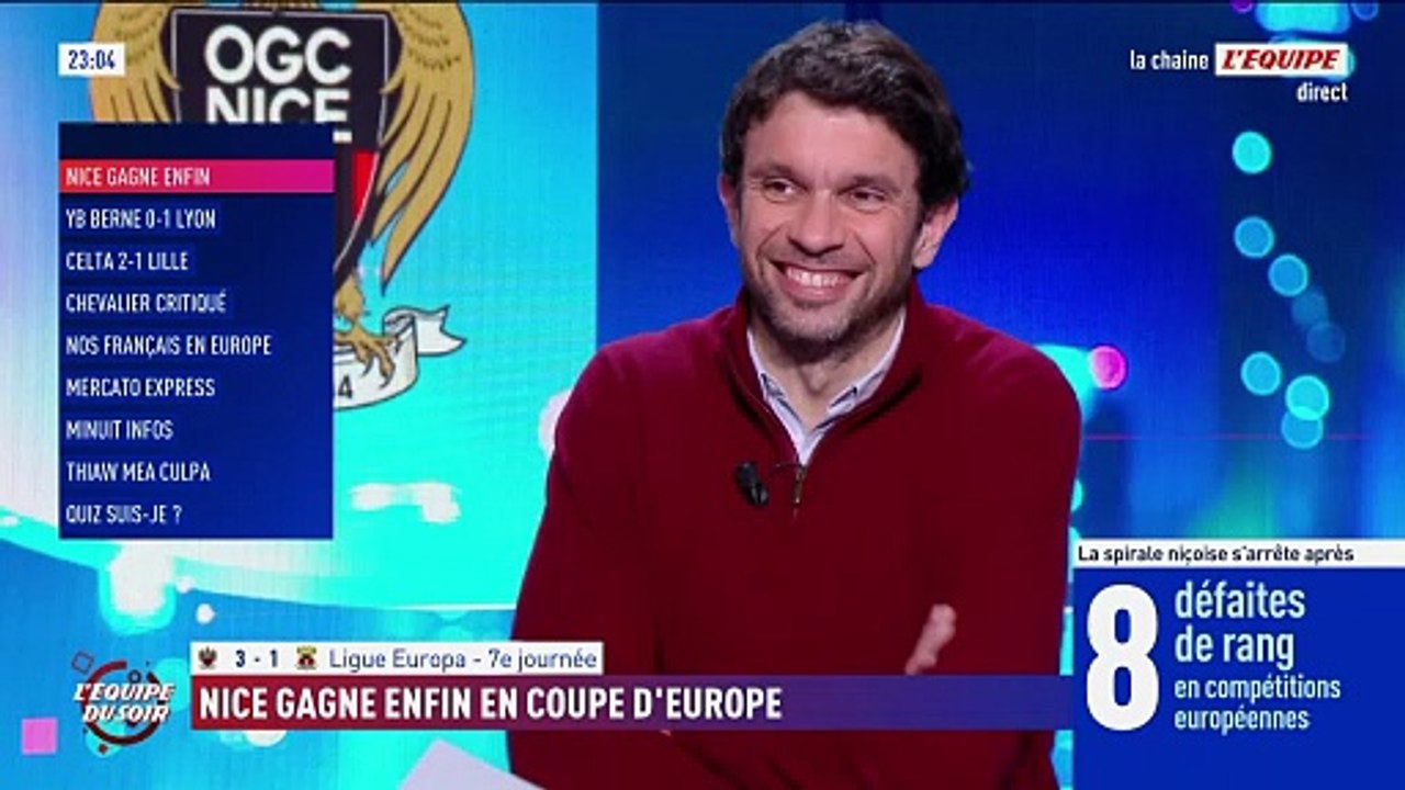 Des incidents à l'Allianz Riviera lors de Nice-Go Ahead Eagles - Foot - Ligue Europa