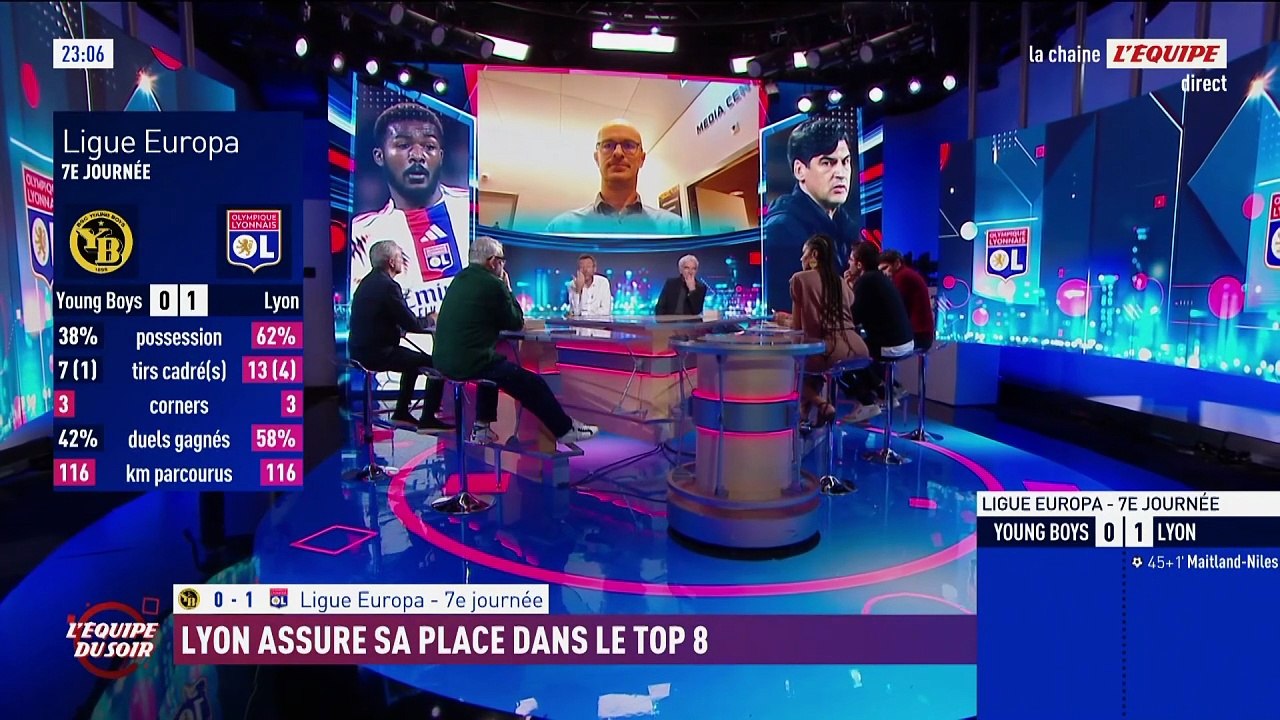 Vainqueur à Berne, l'OL se qualifie directement pour les 8es de la Ligue Europa - Foot - Ligue Europa