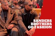 Shedeur and Shilo Sanders turn heads at the Amiri fashion show