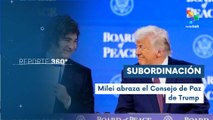 Milei firma adhesión al Consejo de Paz de Trump