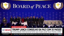 Trump lança Conselho de Paz com 35 países e critica ONU