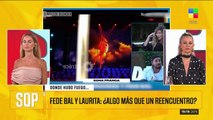 El picante y cómplice reencuentro de Fede Bal y Laurita Fernández: 