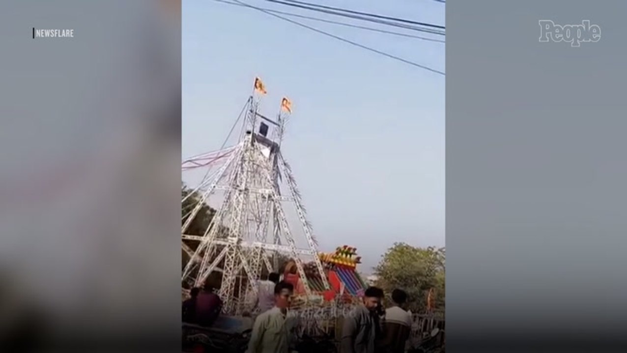 Video Shows Terrifying Moment Fairground Ride Collapses, Injuring Over a Dozen Riders