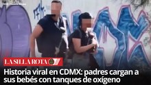 Solidaridad en CDMX: localizan a padres de bebés con oxígeno tras video viral