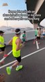 Homem é investigado por abuso infantil após correr maratona com bebê no peito em Hong Kong