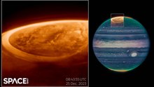 Jupiter's Auroras Captured By The James Webb Space Telescope