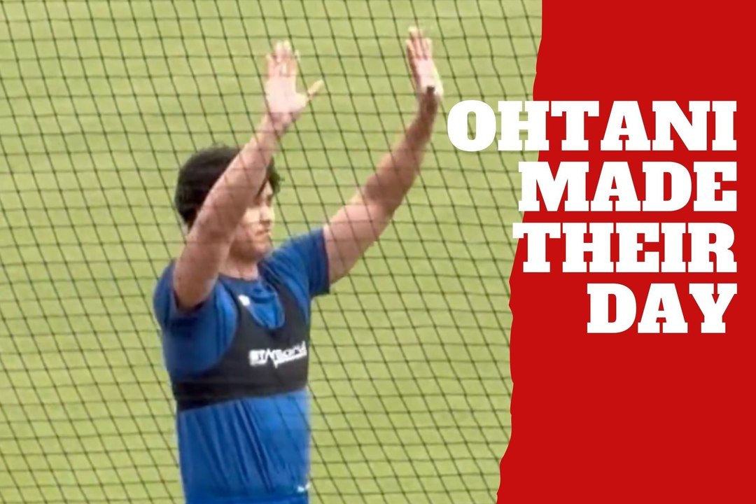 Shohei Ohtani turns a simple wave into an unforgettable moment for Los Angeles Dodgers fans