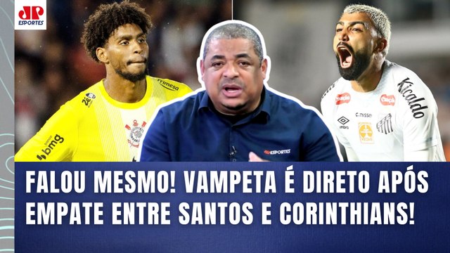 EU NUNCA VI ISSO!!! Foi FALHA DO HUGO SOUZA no GOL DO GABIGOL e... Vampeta | Santos x Corinthians