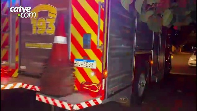 Princípio de incêndio em máquina de lavar mobiliza Corpo de Bombeiros em Cascavel