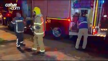 Fumaça em residência mobiliza Corpo de Bombeiros no bairro Cascavel Velho