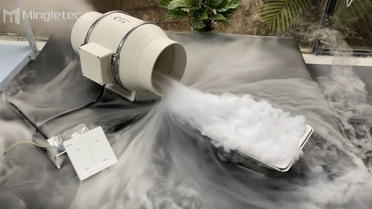 Mingletec two speeds inline duct fan #mingletec #twospeeds #inline #ductfan #ventilation #bathroom #lownoise #manufacturer #supplier #fyp