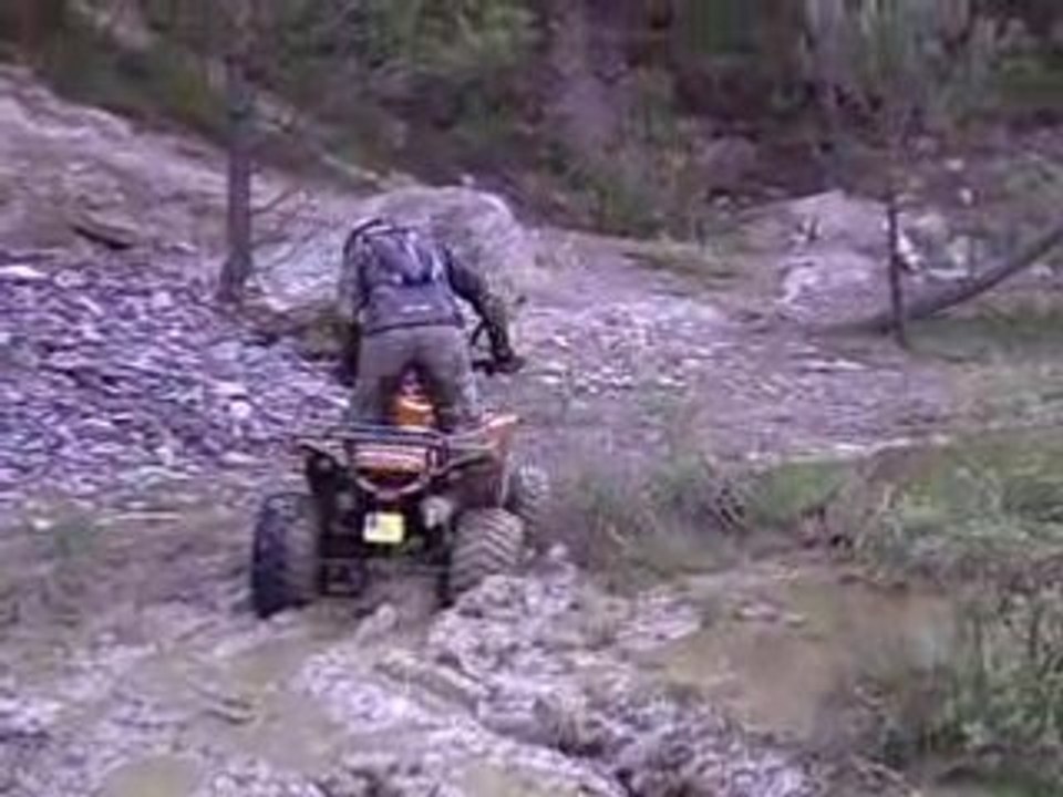 Arrivée au terrain de quad!