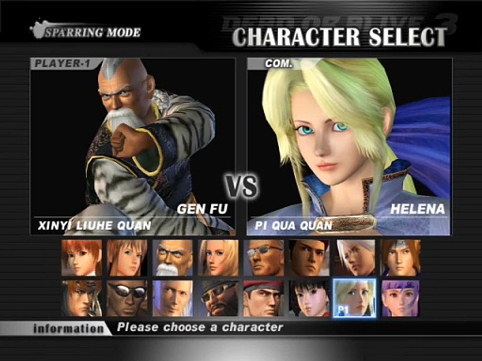 Dead or Alive 3 online multiplayer - xbox