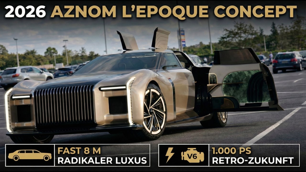 2026 Aznom L'Epoque Concept: Retro-Zukunft mit 1.000 PS