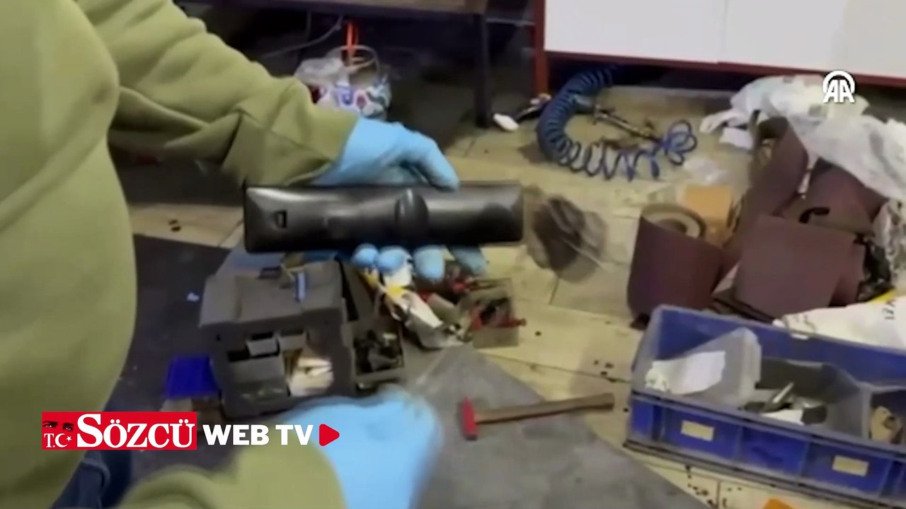 İstanbul’da kaçak silah atölyesine baskın