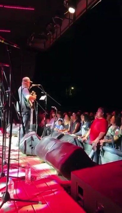 Charly García en el recital de Leon Gieco