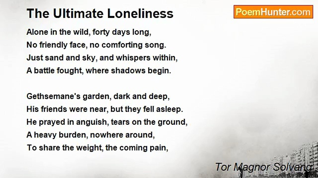 Tor Magnor Solvang - The Ultimate Loneliness