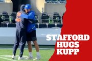 Matthew Stafford unexpected gesture with rival Cooper Kupp before Rams game