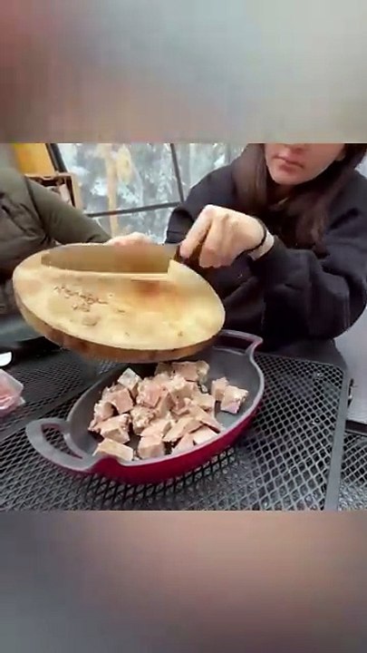 Snow Camping With Inflatable Tent In May  P3 #bushcrafting  #build  #camp  #camping  #survival  #she [7276530483142429995]