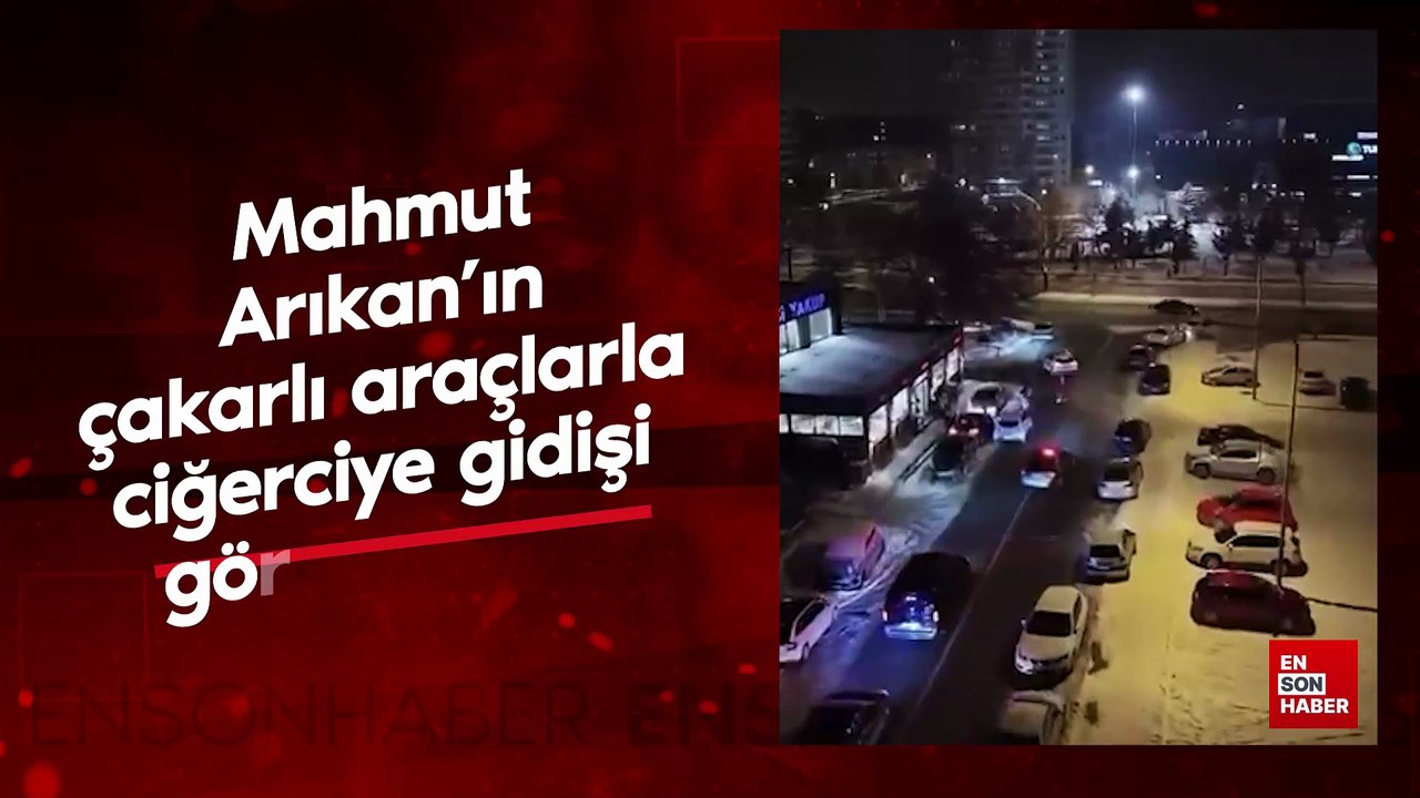 Saadet Partisi Genel Başkanı Mahmut Arıkan çakarlı konvoyla ciğerciye gitti