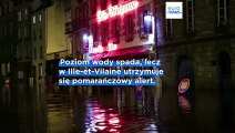 Powódź w Bretanii: Quimperlé pod wodą, mieszkańcy ewakuowani
