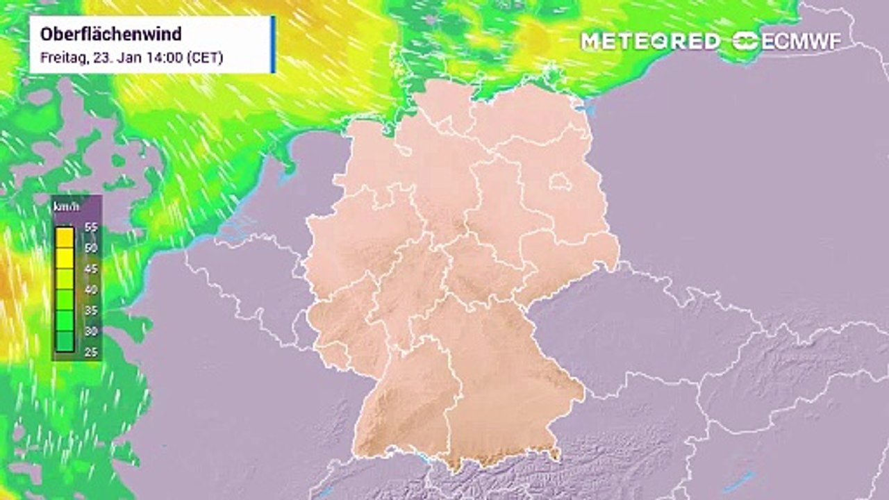 Ruhiges Hochdruckwetter und dadurch kaum Wind - die Schadstoffbelastung nimmt in Deutschland stark zu!