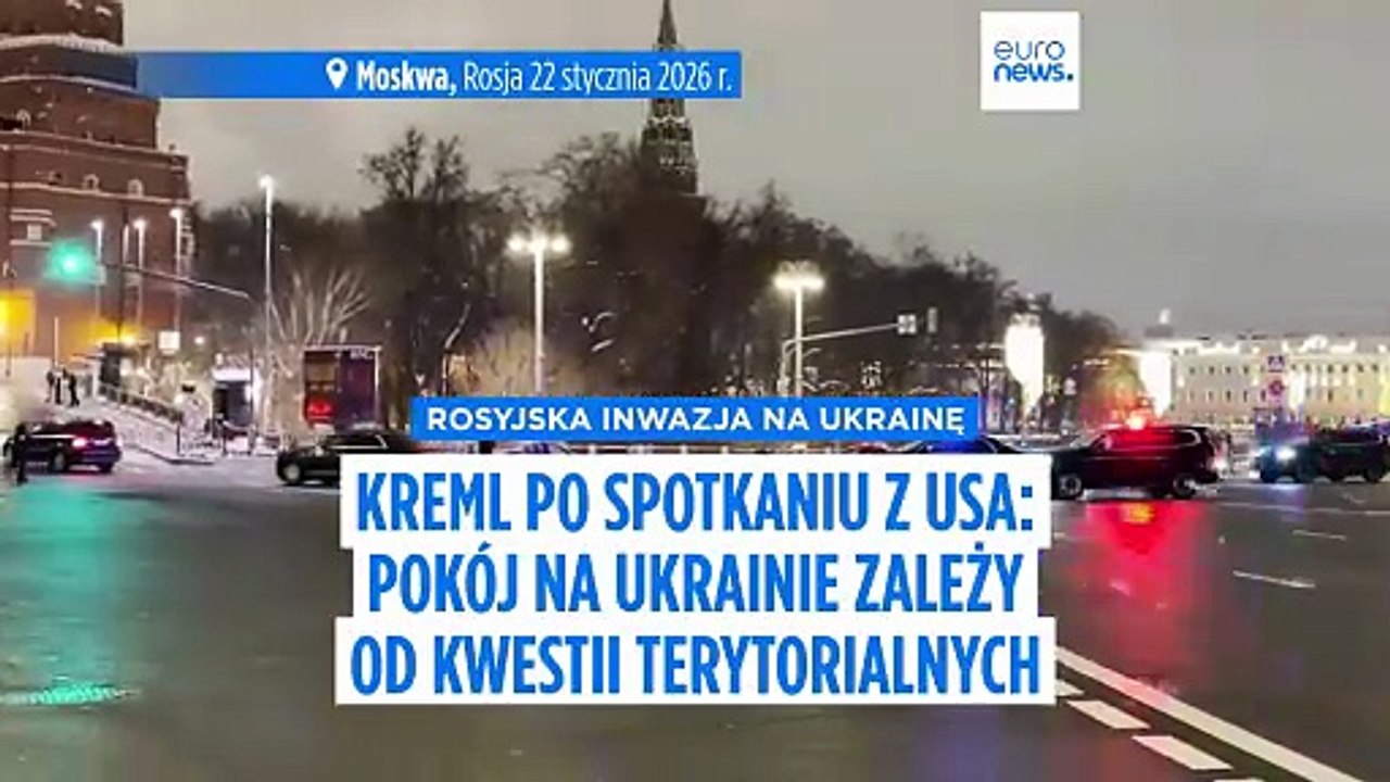 Porozumienie pokojowe w Ukrainie zależy od terytorium, mówi Kreml po spotkaniu Putina z wysłannikami USA w Moskwie