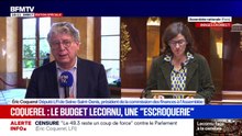Budget: Éric Coquerel (LFI) dénonce le "registre trumpiste" employé par Sébastien Lecornu