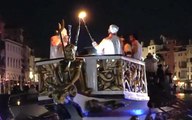 La fiaccola olimpica a Venezia: festa sul Canal Grande