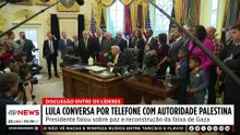 Guerra em Gaza: Lula conversa por telefone com autoridade palestina