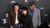 Drake Milligan, Diane Warren, and Morgan Freeman 
