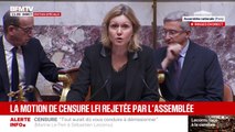 Budget: l'Assemblée nationale rejette la motion de censure de LFI