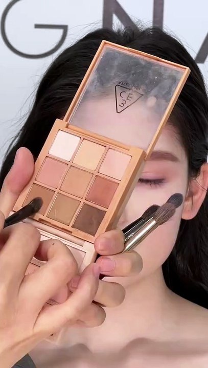 Daily date look 30-second dry goods type!!!  #makeupskills #datemakeup #clumsypeoplemakeup