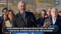 Azcón anuncia más rebajas fiscales para los jóvenes y más de mil viviendas nuevas cada año en Aragón