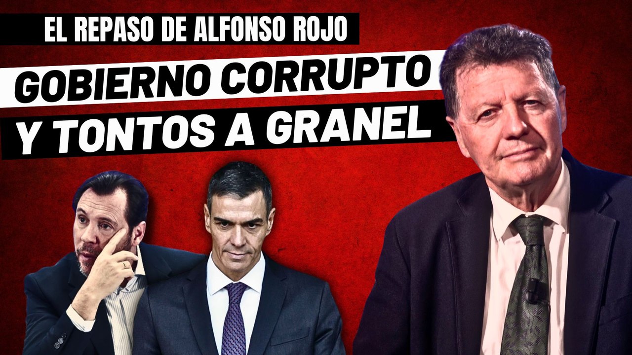 Alfonso Rojo: “Paella sin arroz, jamón vegano, funeral laico, Gobierno corrupto y tontos a granel”