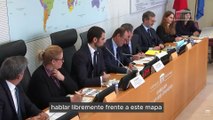 El embajador argentino en París obliga a tapar las Malvinas en un mapa en la Asamblea gala