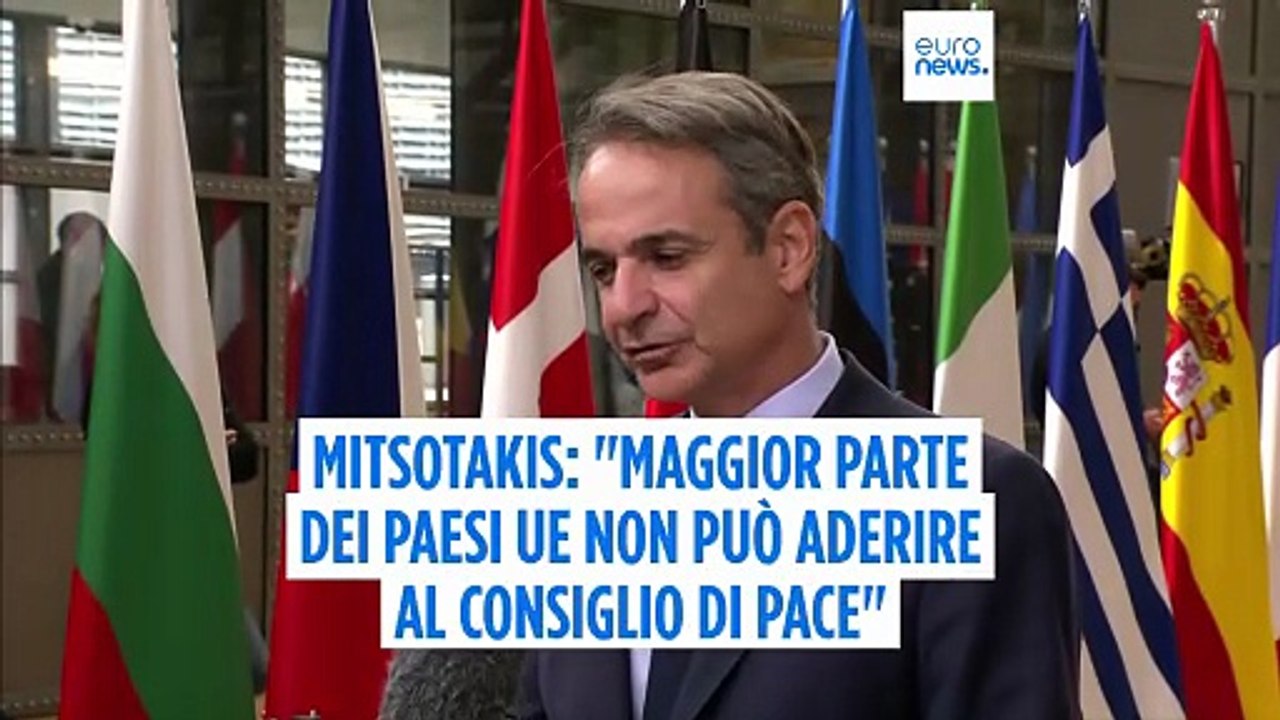 Mitsotakis a Euronews: le relazioni transatlantiche sono più complicate, ruolo Ue a Gaza ha limiti