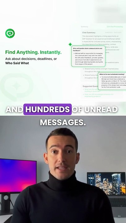 Stop wasting hours scrolling through WhatsApp! 📱